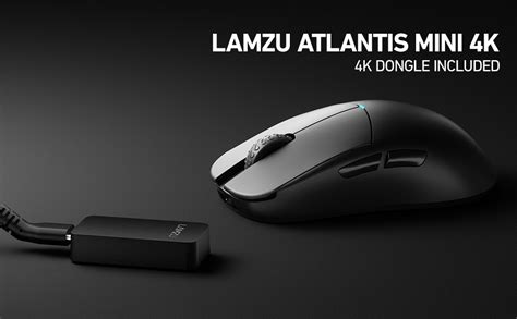 Lamzu Atlantis Mini mouse inalámbrico 4K para juegos ultraligero 51g