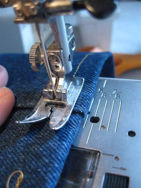 Hemming Jeans the Easy Way | Hemming jeans, Sewing, Sewing jeans