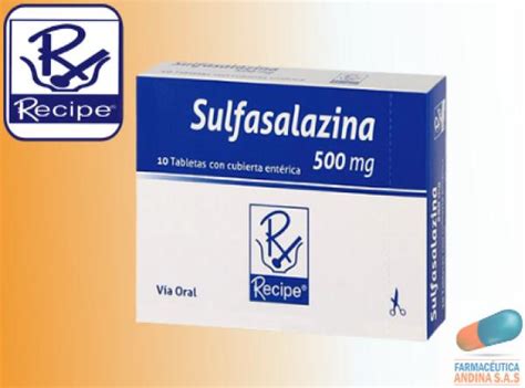 Sulfasalazina 500 Mg Caja X 10 Tabs