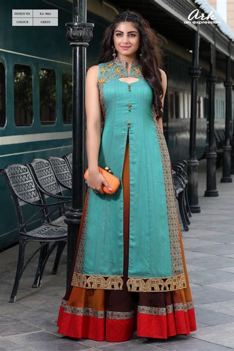 Designer Long Kurti At ₹ 6995piece Dhoti Style Kurti In Noida Id