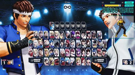 The King Of Fighters Xv New Character Select Screen Season Youtube