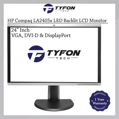 Hp Compaq 24 Inch Widescreen Led Backlit Lcd Monitor La2405x