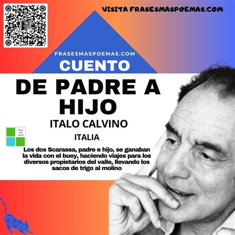 De Padre A Hijo De Italo Calvino Cuento Breve Frases Más Poemas