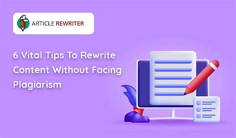 6 Vital Tips To Rewrite Content Without Facing Plagiarism Blog