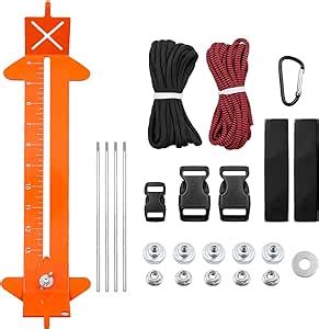 WANGCL 2 In 1 Paracord Armband Jig Kit Paracord Tool Kit Einstellbare