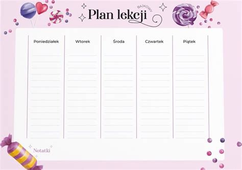 Plan Lekcji