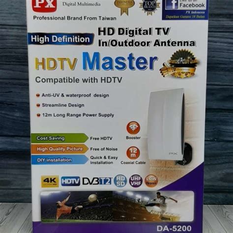 Promo ANTENA TV DIGITAL PX DA 5200 INDOOR OUTDOOR ORIGINAL ASLI