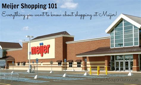 Meijer Shopping 101