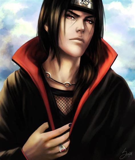 Realistic Manga Itachi By Sirenart Drawings Naruto Shippudden