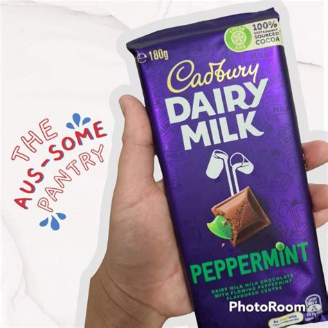 Cadbury Dairy Milk Peppermint 180 Grams Imported Chocolates From