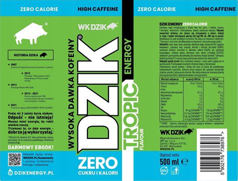 Wk Dzik Energetyki Mix 24x500Ml Ceny I Opinie Ceneo Pl