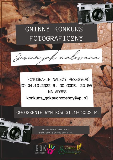 Gminny Konkurs Fotograficzny Jesień jak malowana Gminny Ośrodek