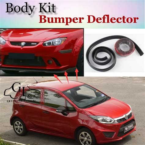 Bumper Lip Deflector Lips For Proton Iriz Global Small Car Compact