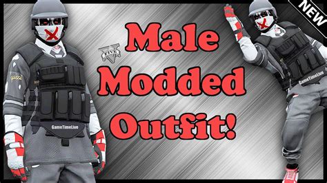 GTA5 I NEW Male Modded Outfit Tutorial GREY JOGGERS JERSEY MORE