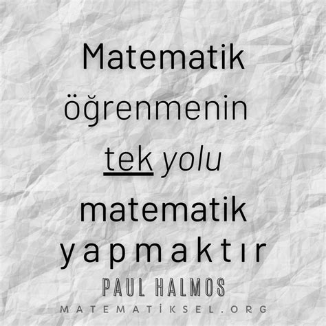 Matematiksel On Twitter Matematik Yapmak Bir Matematik Problemine