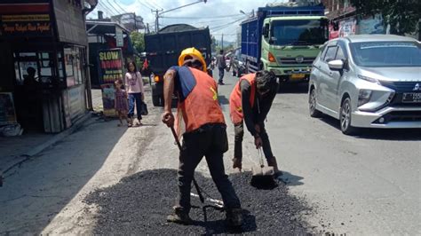 Sejumlah Warga Apresiasi Perbaikan Jalan Ruas Jalan Garuda Kota