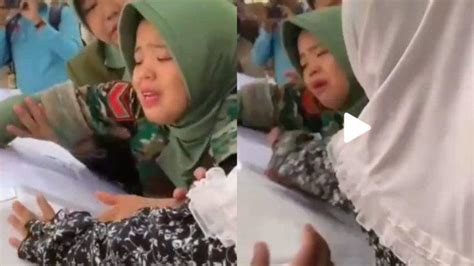 Viral Isak Tangis Istri Prajurit TNI Suaminya Gugur Karena Serangan