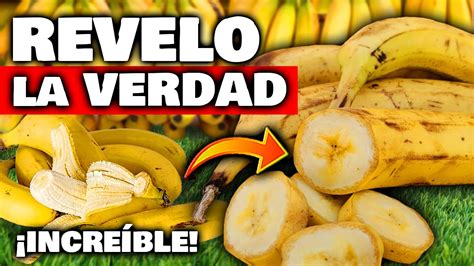 NO LO CREERÁS Las 10 COSAS que NO SABES de los PLATANOS o BANANAS