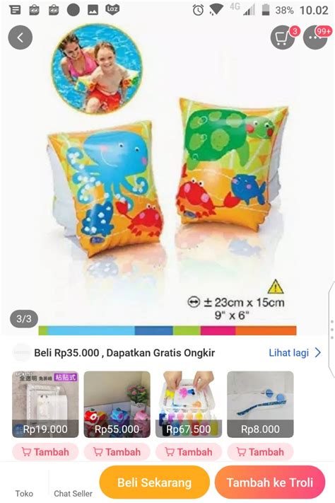 Pelampung lengan anak2 ACE, Bayi & Anak, Lainnya di Carousell