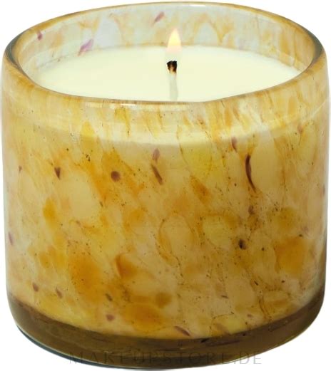 Paddywax Luxe Hand Blown Bubble Glass Candle Golden Palo Santo