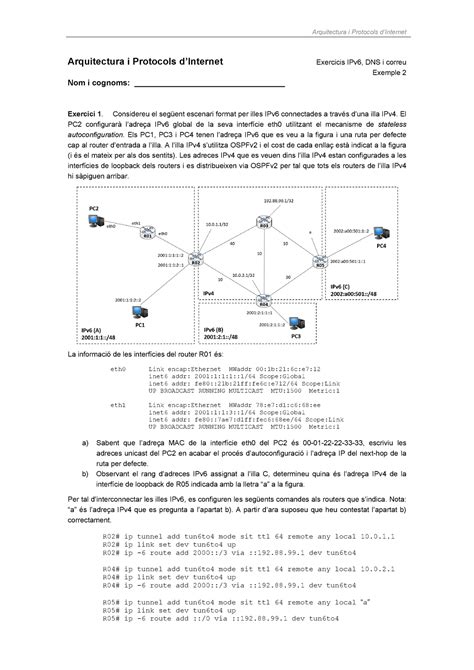 Exercicis IPv6 DNS Correu Exemple 2 Warning TT Undefined Function