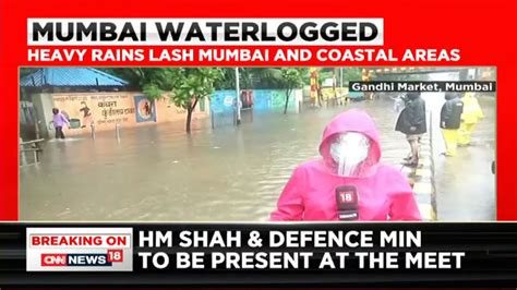 Watch Heavy Rains Lash Mumbai Causes Water Logging In Several Areas