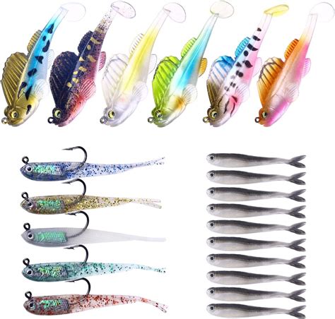 Amazon Hengjia Pre Rigged Hook Fishing Lures Dark Sleeper