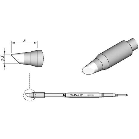 JBC Tools C245912 Panne de fer à souder forme ronde biseautée Taille