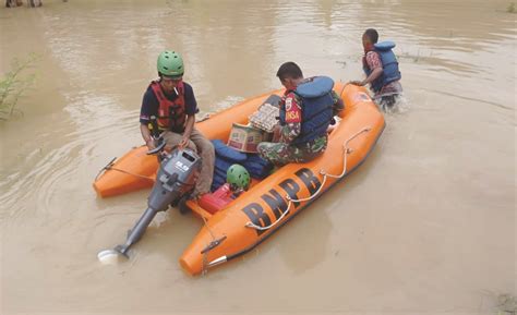 Enam Desa Dikepung Banjir Bpbd Langkat Dirikan Posko Siaga Bencana