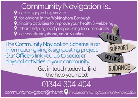 Community Navigation | Finchampstead Surgery