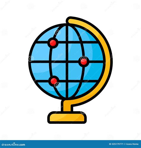 A Spherical Representation of Earth, Showing Continents, and Countries