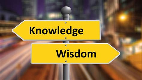 Wisdom Or Knowledge Wisdom Or Knowledge They Are Not The By Olly Alexander Branford Jun