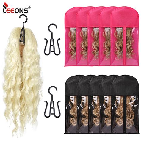 Wig Storage Bag Extra Long Hair Extension Storage Bag With Hanger For