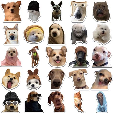 Pin By Zdy On 未来式 Dog Stickers Puppies Funny Cute Dogs