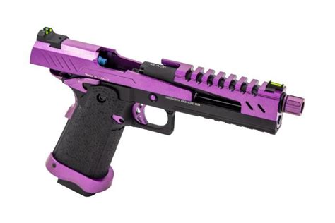 Vorsk Hi Capa Split Slide Purple Black Airsoft Direct