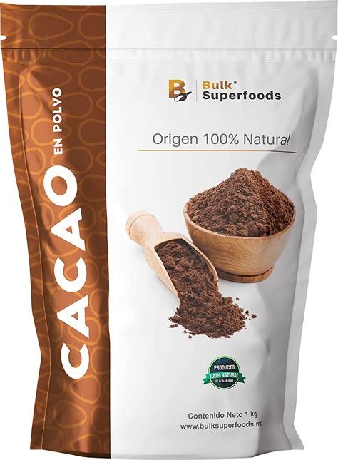 Cacao En Polvo 1kg Chocolate Keto En Polvo Cocoa En Polvo Sin