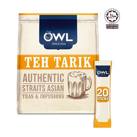 Owl Teh Tarik Instant Foamy Tea 20 Sticks Laz Mama Shop Lazada