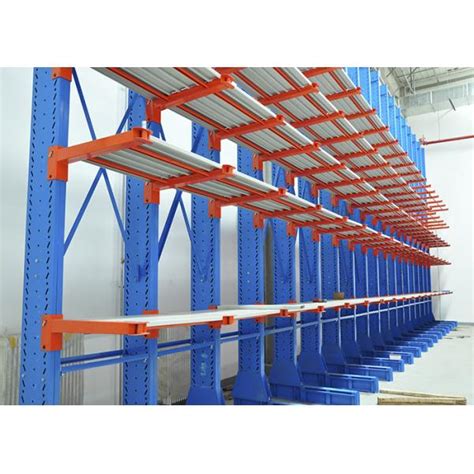 China High Density Steel Frame Cantilever Storage Racks Powder Coated