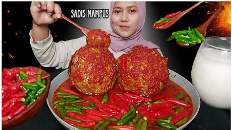 NYIKSA TAPI NIKMAT BAKSO JUMBO PEDAS EXTRA RAWIT DOMBA ASMR MUKBANG