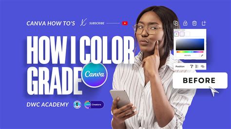 How I Color Grade My Photos In Canva Free Youtube