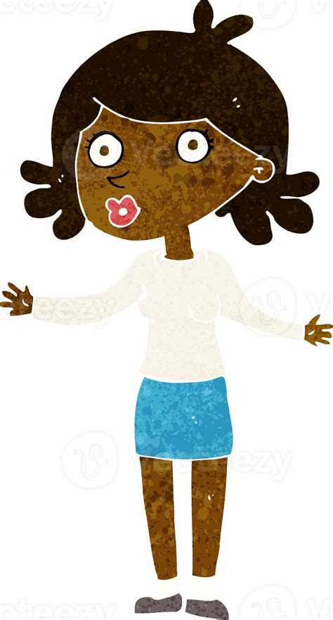 Cartoon Confused Woman 45193274 Png