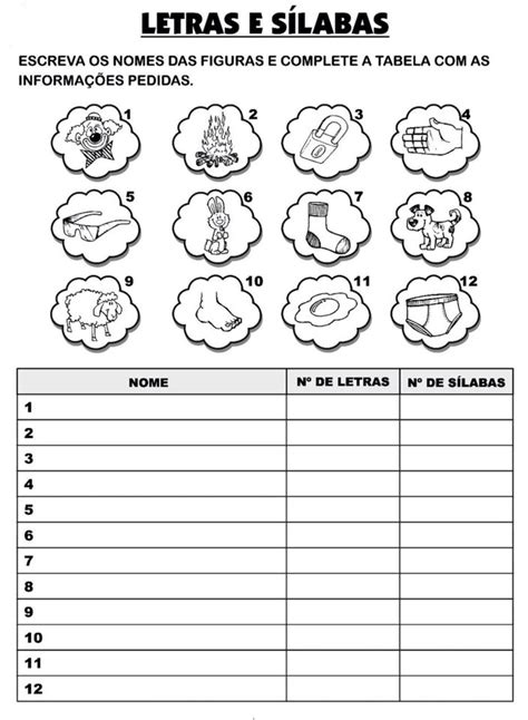 Atividades Quantidade De Letras E N Meros Portuguese Language School