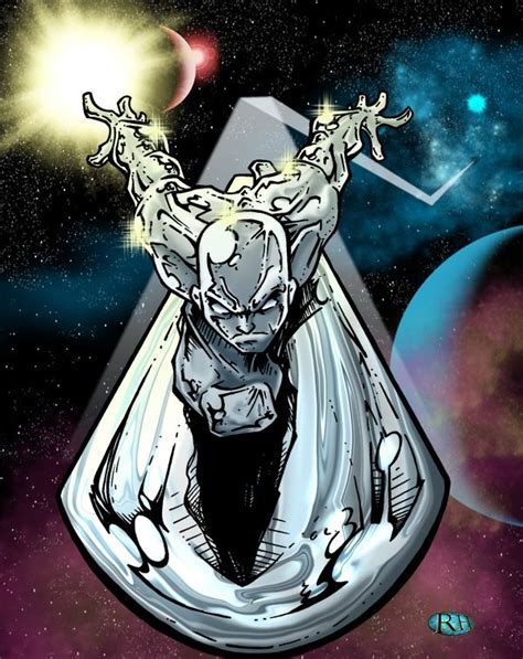 Silver Surfer By RossHughes On DeviantArt Silver Surfer Comic Silver