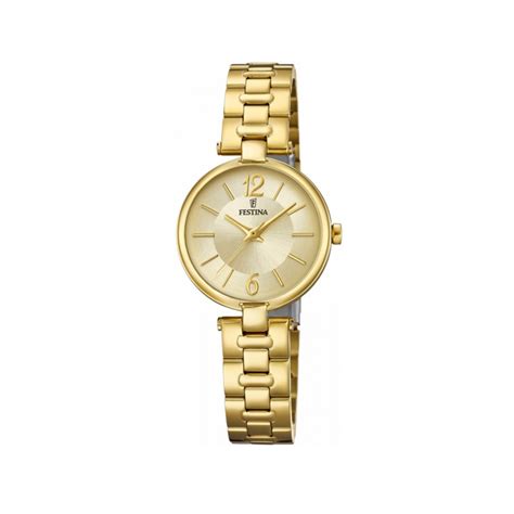 Reloj Festina Boyfriend Collection Plata Correa Acero Mujer F