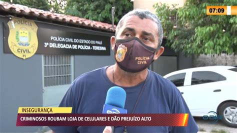 Criminosos roubam loja de celulares e dão prejuízo alto 06 10 2021