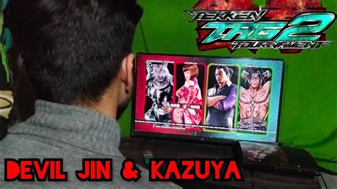 Tekken Tage Ps Gameplay Devil Jin Kazuya Vs Amor King Anna