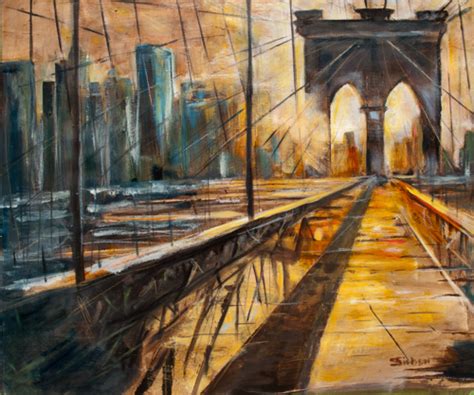 Daily Painters Of Arizona Impressionist Cityscape Painting Brooklyn