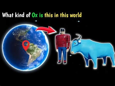 The Biggest Paul Bunyan Babe The Blue OX In The World 3danimation