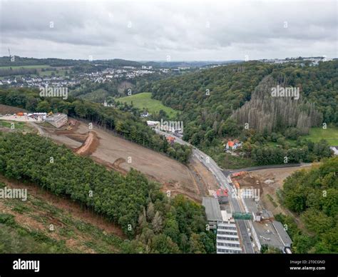 Luftaufnahme Pressetermin Zum Offiziellen Baubeginn Der Talbruecke