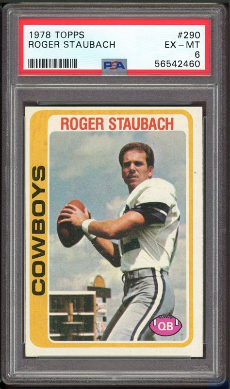 Topps Roger Staubach For Sale Online Ebay